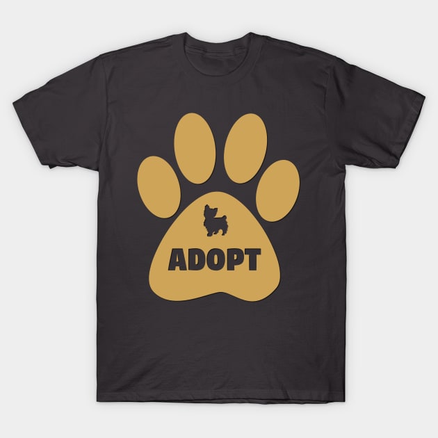 Don't Shop, Adopt. Dog, Cat, Rescue Kind Animal Rights Lover T-Shirt by twizzler3b